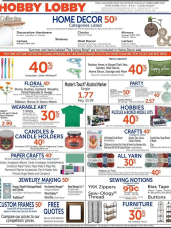  Latest Hobby Lobby ad catalog