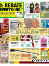 Menards ad catalog