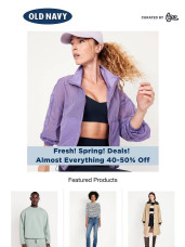 Old Navy ad catalog