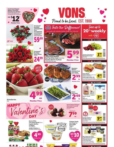  Latest Vons ad catalog