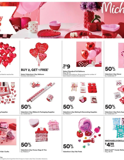 Michaels Ad ad catalog