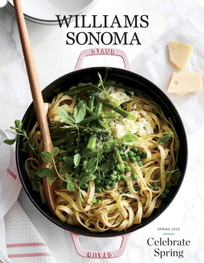 Williams-Sonoma Celebrate Spring 2025 ad catalog