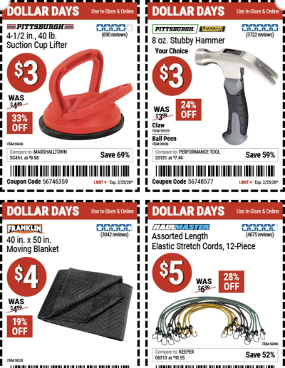  Latest Harbor Freight Tools ad catalog