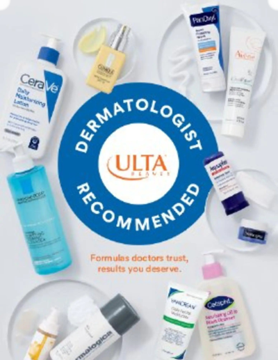 Ulta Beauty offer from 12/28/2025 Dermatologist Recommended ad catalog