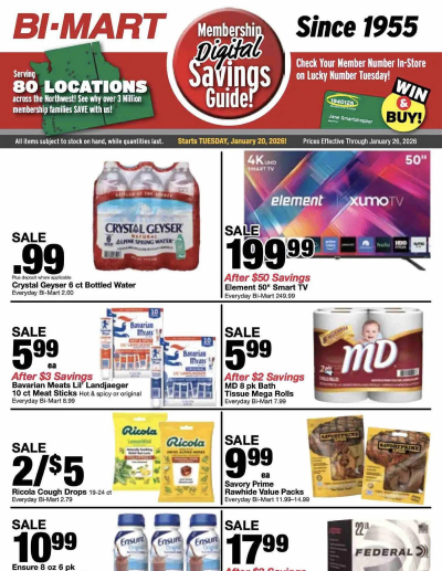 Bi-Mart ad catalog