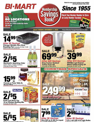 Bi-Mart ad catalog
