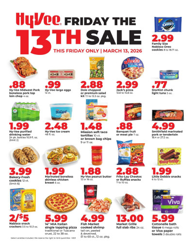 Friday the 13th Sale ad catalog