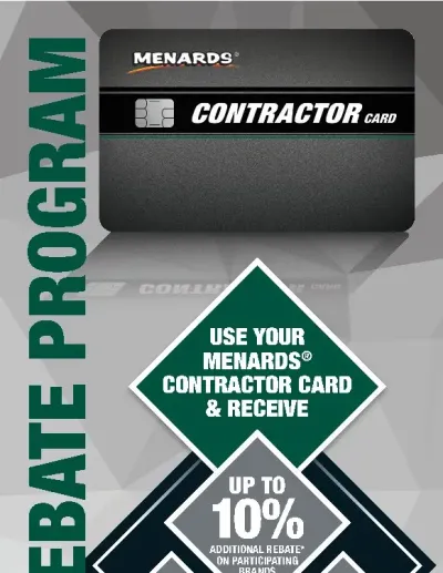 Contractor Card Brochure