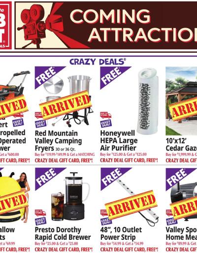 Coming Attractions ad catalog
