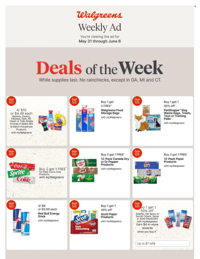 WALGREENS ad ad catalog