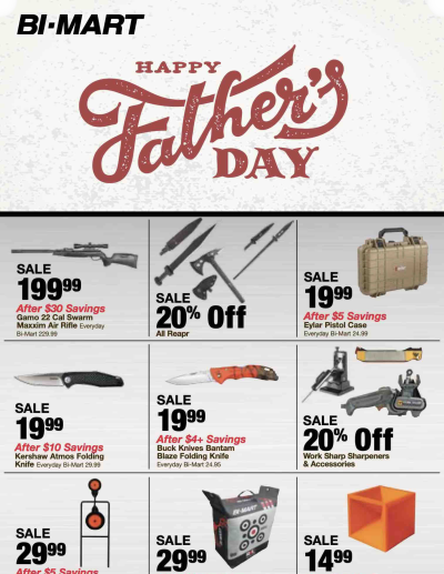 June 2 Father's Day Sale