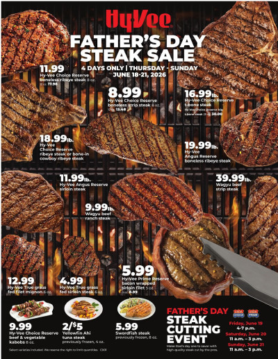 Father's Day Steak Sale