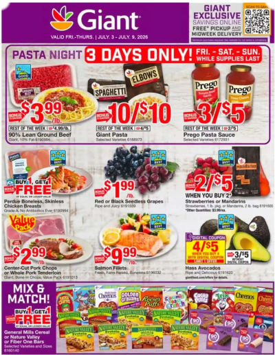 Giant Food Weekly July 10 to July 16, 2026
