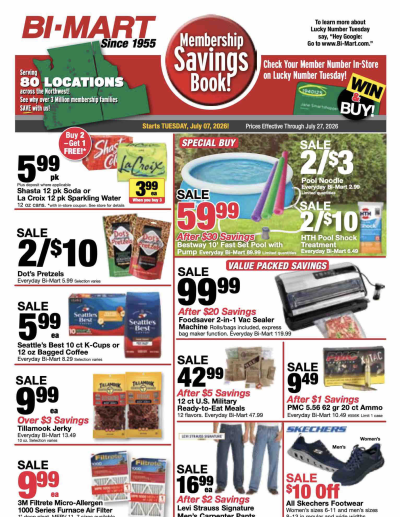  Latest July 7 Membership Savings Book ad catalog