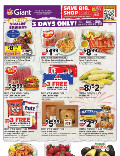 Giant Food Weekly July 17 to July 23, 2026 ad catalog