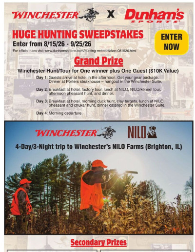 Huge Hunting Sweepstakes