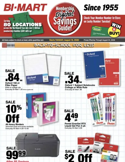August 18 Digital Savings Guide ad catalog