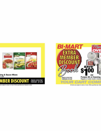  Latest August 24 Extra Member Discount Book ad catalog
