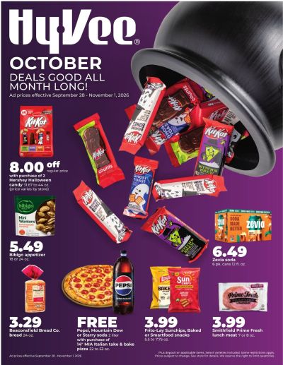 OCTOBER DEALS GOOD ALL MONTH LONG