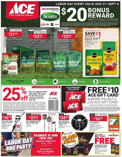Ace Hardware ad catalog
