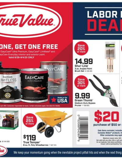 True Value Monthly Ad ad catalog