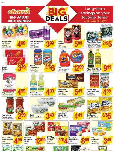 Shaw's flyer ad catalog