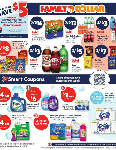 Family Dollar ad catalog