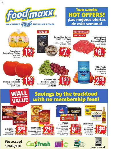 Foodmaxx ad catalog
