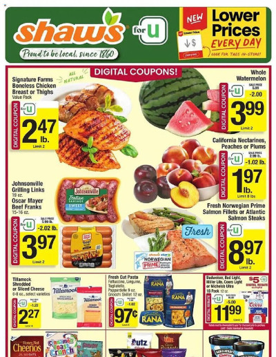 Shaw's flyer ad catalog