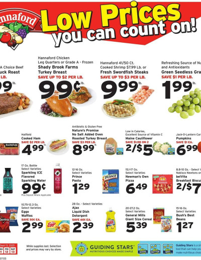 Hannaford flyer ad catalog