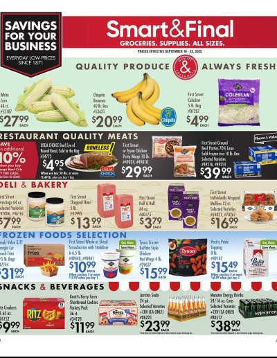 Smart & Final ad catalog