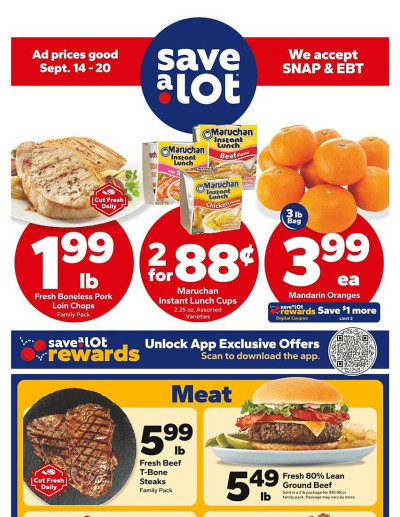 Save a Lot ad catalog