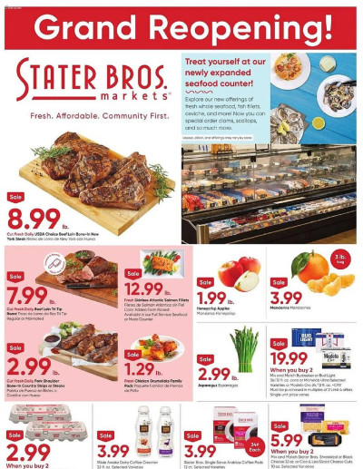 Stater Bros ad catalog