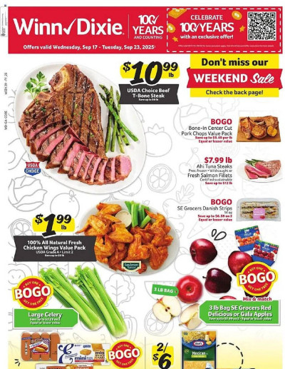 Winn Dixie ad catalog