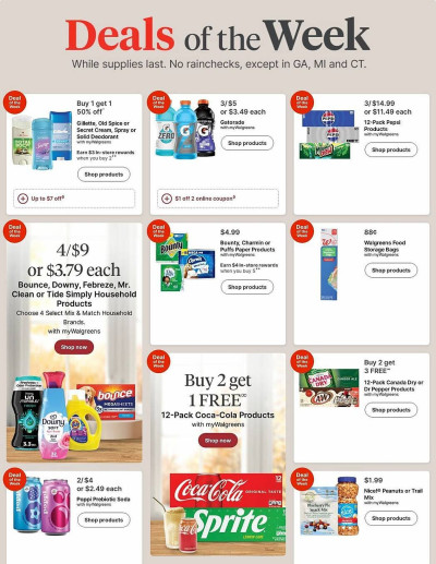 Walgreens ad catalog