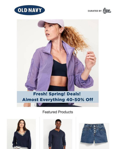 Old Navy ad catalog