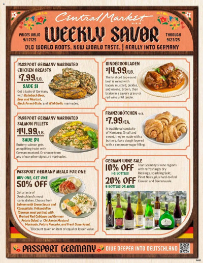 Central Market ad catalog