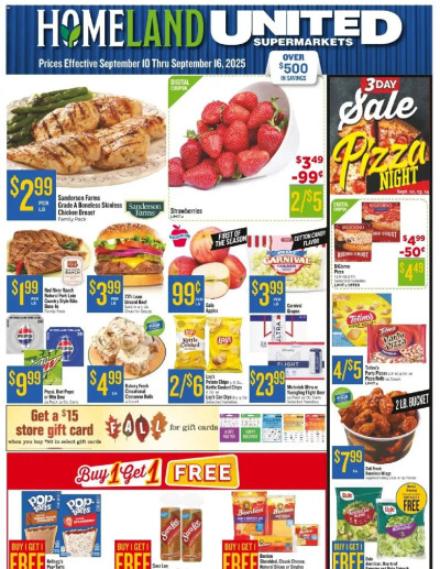 Homeland Market ad catalog