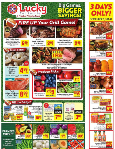 Lucky Supermarkets ad catalog