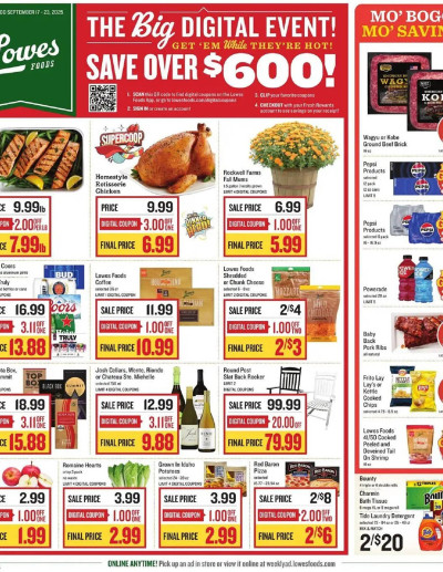 Lowes Foods ad catalog