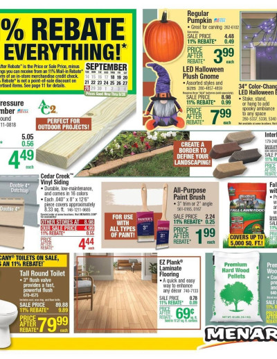 Menards ad catalog