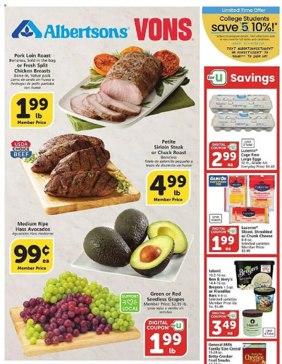 Vons ad catalog