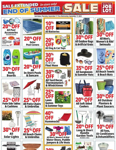Ocean State Job Lot flyer ad catalog