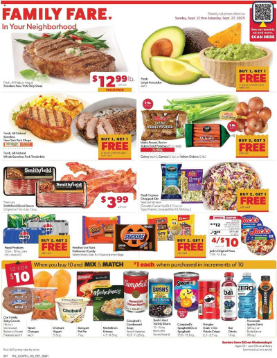 Family Fare ad catalog