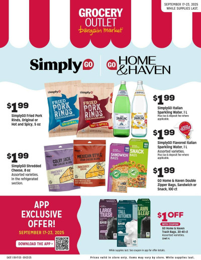 Grocery Outlet ad catalog