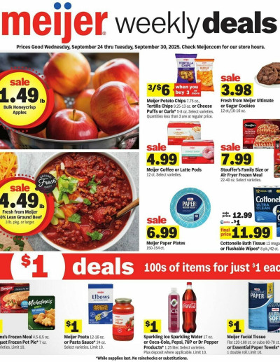 Meijer ad catalog
