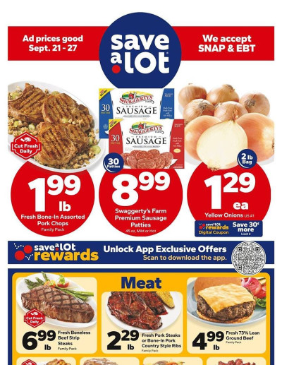 Save a Lot ad catalog