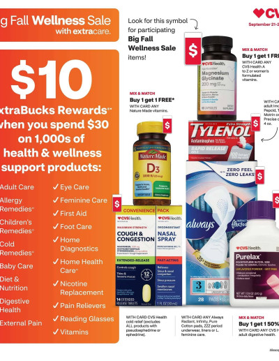 CVS ad catalog