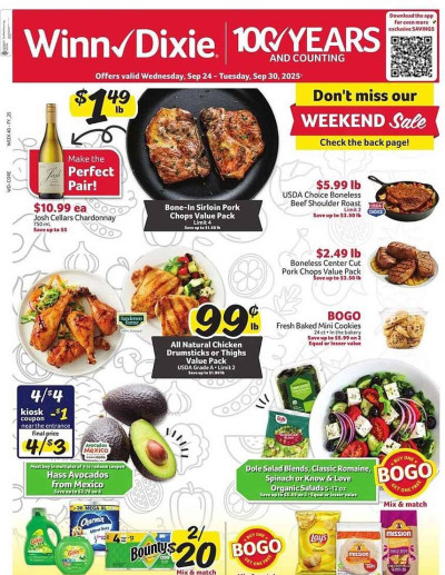 Winn Dixie ad catalog