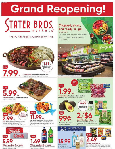 Stater Bros ad catalog